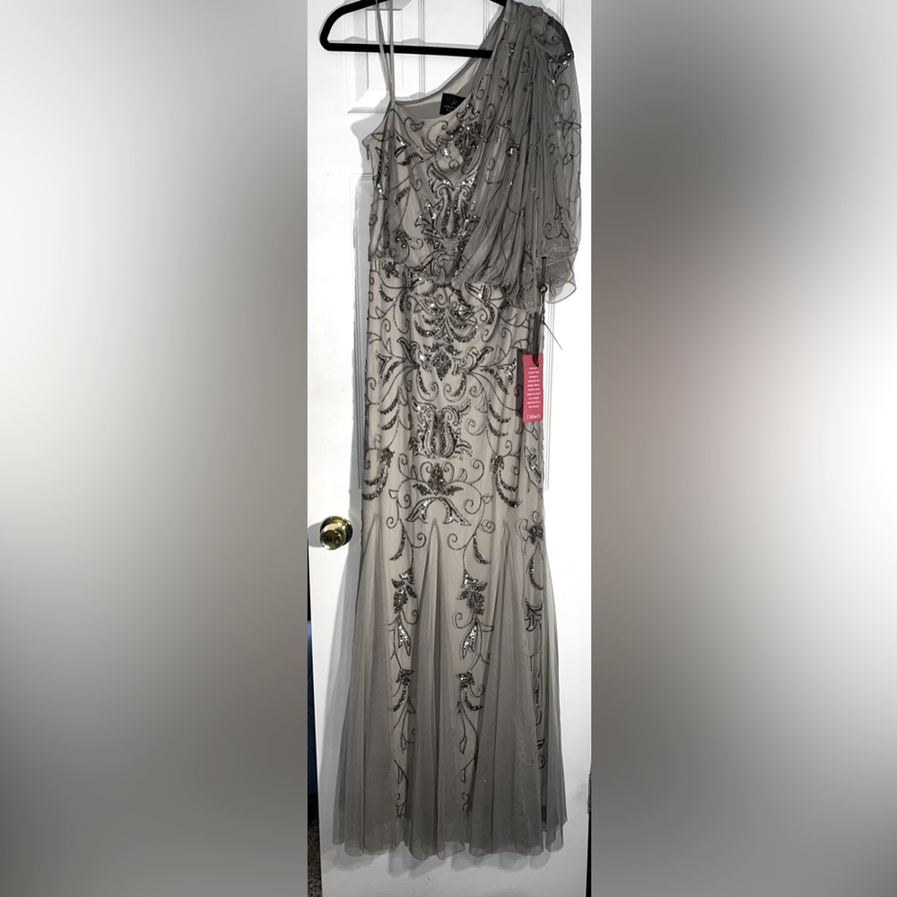 One Shoulder Adrianna Papell Dress